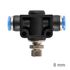 Flow Control Mount Str. Pu 8mm